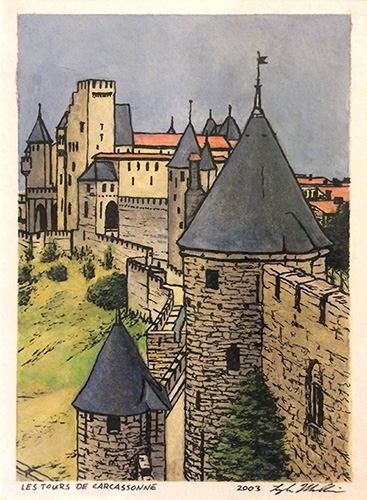 Les Tours de Carcassonne